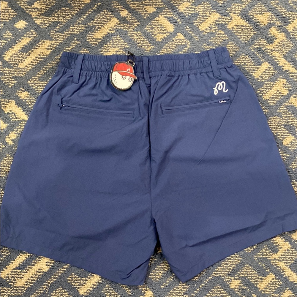 Men's Blue Cartoon Character Shorts - Picture 2 of 2